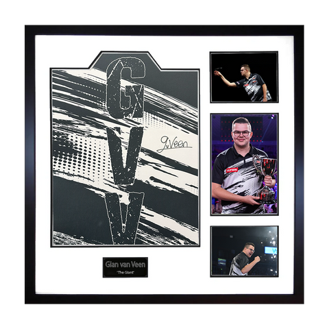 Gian van Veen Signed Shirt Elite Frame