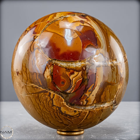Very Rare Natural Simbirzit Sphere from Ulyanovski, Russia – Exceptional Geological and Collector Specimen
