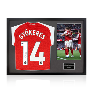 Viktor Gyökeres Signed Shirt Classic Frame (ACG Cert)