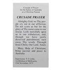Vintage Prayer Card Religion Holy Our Lady Maria Crusade Prayer Australia Jesus Christ Church Pray Christian Catholic
