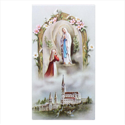 Vintage Prayer Card Religion Holy Our Lady Maria Poland Jesus Christ Church Pray Christian Catholic
