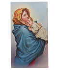 Vintage Prayer Card Religion Holy Our Lady Maria Saint Mary Jesus Christ Church Pray Christian Catholic