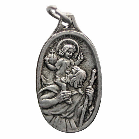 Vintage Religious St Christopher Medallion