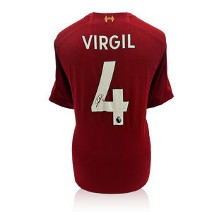 Virgil van Dijk Signed Liverpool Shirt