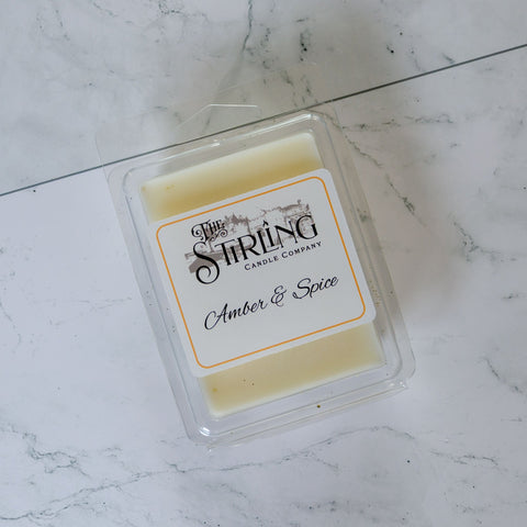 Amber & Spice - Wax Melt Clamshell