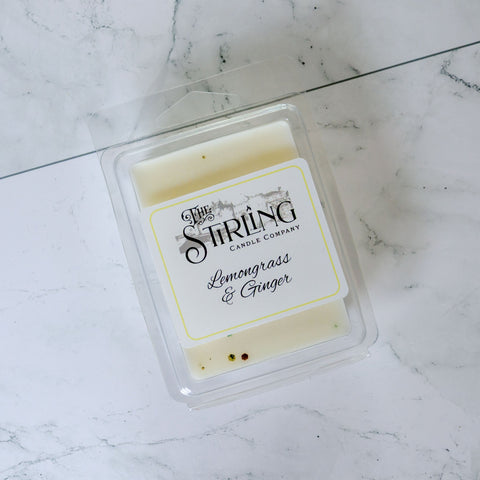 Lemongrass & Ginger - Wax Melt Clamshell