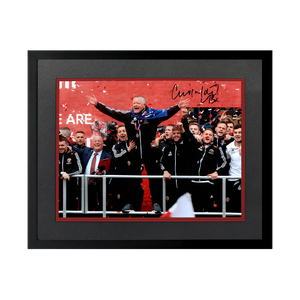 Chris Wilder Signed Sheffield United 16x12 Image Deluxe Mount Frame