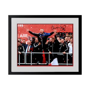 Chris Wilder Signed Sheffield United 16x12 Image Deluxe Mount Frame