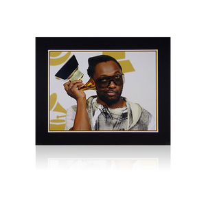Will.I.Am Signed Deluxe Mount