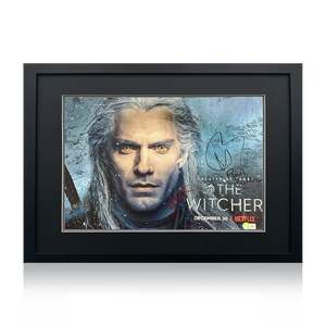 The Witcher Cast Signed 18x12 Image Compact Frame (AFTAL Authenticated)