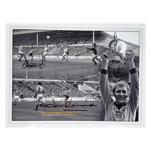Kenny Hibbitt, John Richards & Mike Bailey Signed Wolverhampton Wanderers 16x12 Image