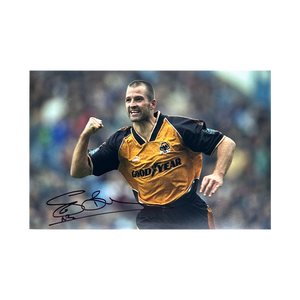 Steve Bull Signed Wolverhampton Wanderers 12x8