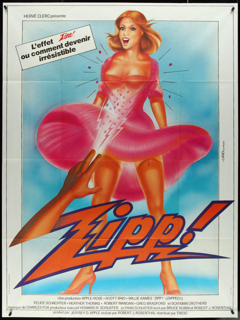 Zapped! (1982) Originales französisches Filmplakat (einseitig)
