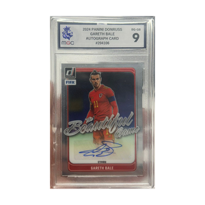 2024/25 Panini Donruss Gareth Bale Signed Panini Card