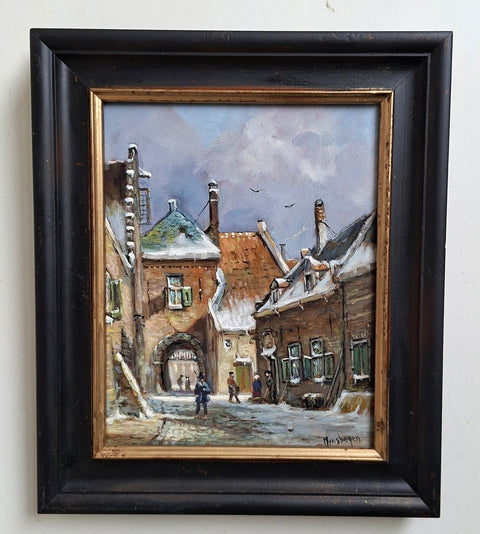 Mijnsbergen - Winters stadsgezicht