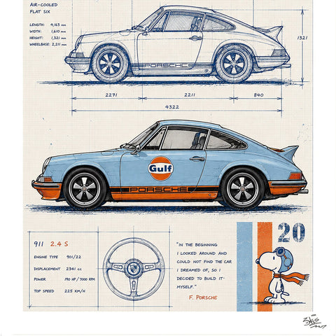 SKE - Gulf Spirit 911 - Snoopy X Porsche