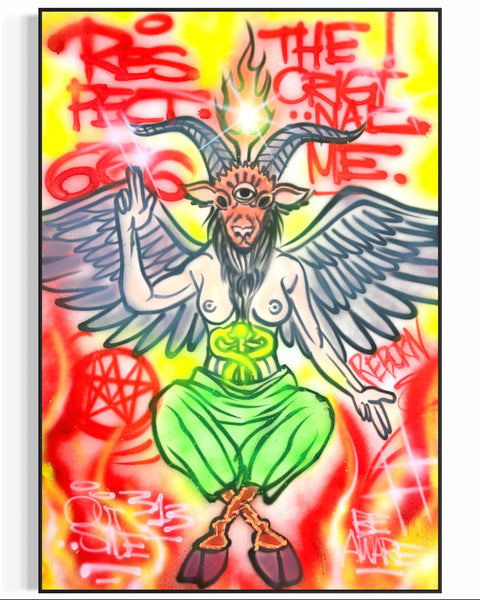 Outside313 - Baphomet - Spraypaint