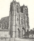Abbey of Saint - Pierre de Corbie France Vintage Postcard