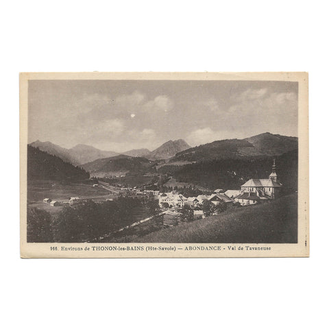 Abondance, Val de Tavaneuse – Environs of Thonon - les - Bains (Haute - Savoie) France Vintage Postcard
