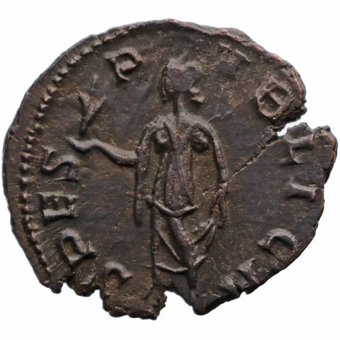 AD 273 - 274 Roman Empire Coin Tetricus II Antoninianus