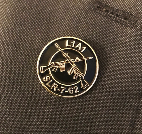 SLR 7.62 Pin Badge
