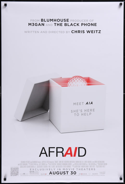 AfraId (2024) Original US One Sheet Movie Poster