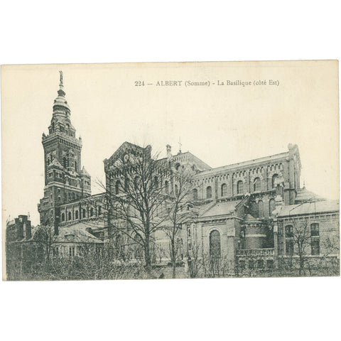 Albert, France – La Basilique (East Side) Postcard Early 20th Century