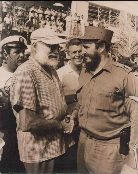 Alberto Korda (1928 - 2001) - Alberto Korda Museum Piece Fidel Castro & Ernest Hemingway 1960
