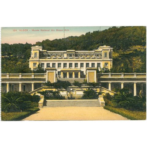 Algiers, Algeria Postcard – Musée National des Beaux - Arts, Early 20th Century
