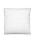 Plain white back of an 18-inch white throw pillow – mockup 5 – ZIPZAPPA