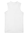 Evolution of Basketball youth recycled basketball jersey – plain white back