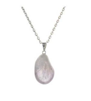 Sterling Silver Amethyst Aura Pendant