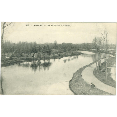 Amiens, France – Les Bords de la Somme – Postcard Early 20th Century