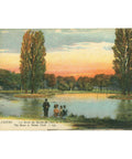 Amiens, France – The Basin of Hotoie Park – Postcard Early 20th Century