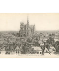 Amiens, France – Vue générale prise du Beffroi – Postcard Early 20th Century