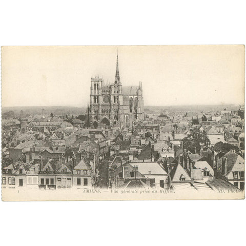 Amiens, France – Vue générale prise du Beffroi – Postcard Early 20th Century