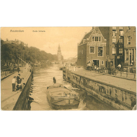 Amsterdam, Netherlands – Oude Schans – Postcard Early 20th Century