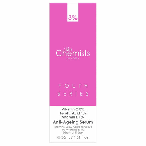 Anti-Ageing Serum Vitamin C 3%, Ferulic Acid 1%, Vitamin E 1% 30ml