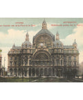 Anvers (Antwerpen) - Gare Centrale Belgium Postcard Vintage