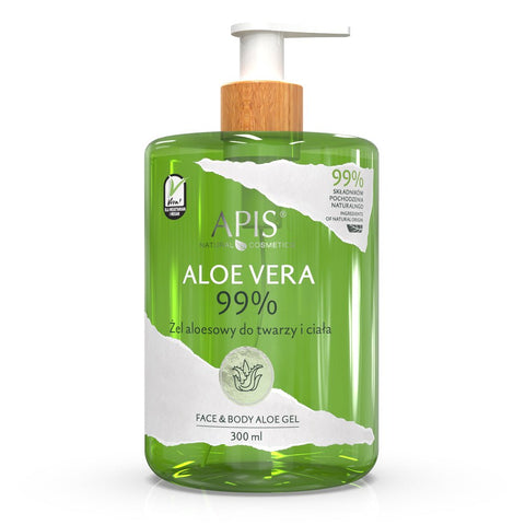 Aloe Vera - Aloe Gel für Gesicht und Körper, 300 ml