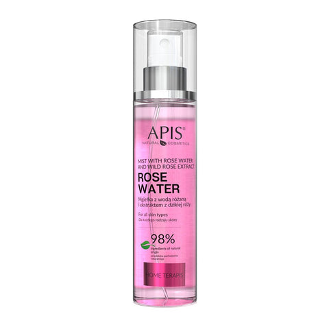 Home terApis ROSENWASSER - Raumspray mit Rosenwasser und Wildrosenextrakt 150 ml