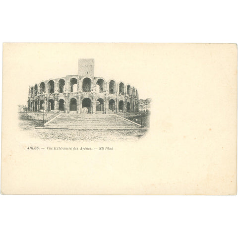 Arles, France – Exterior View of the Arènes – Postcard