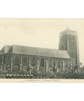 Arnèke, France – Le Cimetière et l’Église – Postcard Early 20th Century