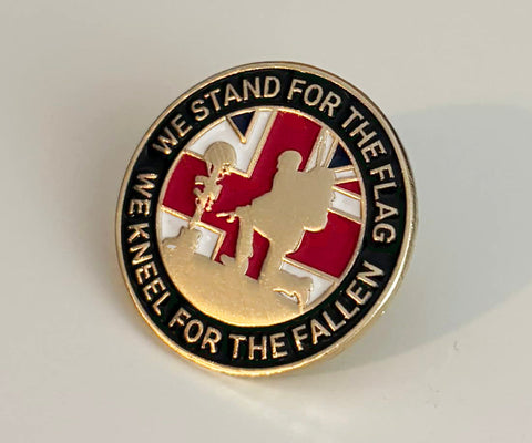 Stand For The Flag Pin Badge