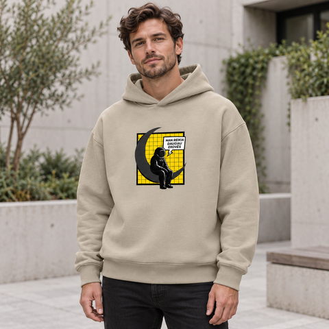 Man Reikia Daugiau Erdvės Astronaut Heavyweight Hoodie