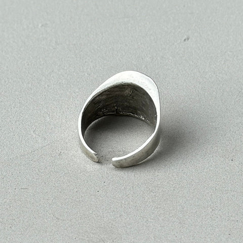 Organic Chunky Asymmetric Silver Ring
