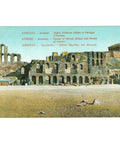 Athens, Greece – Acropolis, Theater of Herode Atticus and Portico of Eumenes – Postcard
