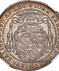 Austria. Johann Ernst von Thun and Honenstein. 1/2 Thaler (taler) 1695 - NGC AU58