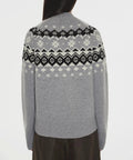 "Autumn on Fair Isle" Australian 17.5 micron machine washable merino wool jacquard sweater