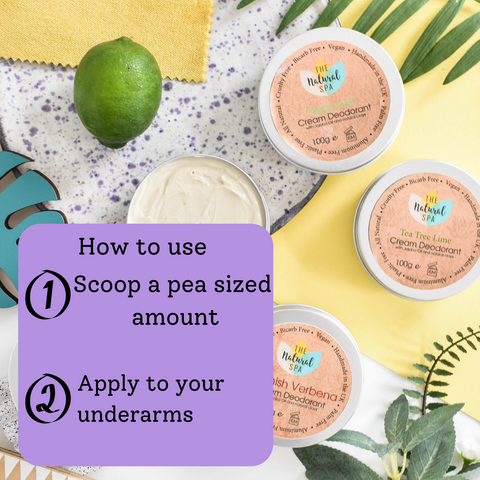 Lavender Mint Cream Deodorant Balm | Natural Bicarb & Aluminium-Free | Gentle, Vegan, Plastic-Free Odour Protection